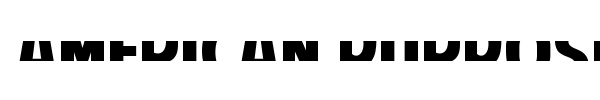 American Purpose font preview